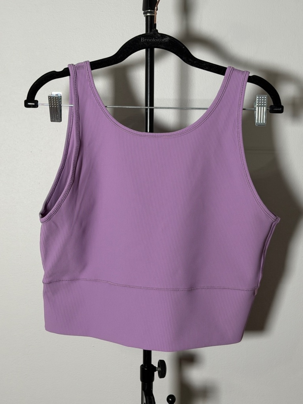 NWOT New Lululemon Power Pivot Tank Top *Rib Wisteria Purple - Picture 4 of 7